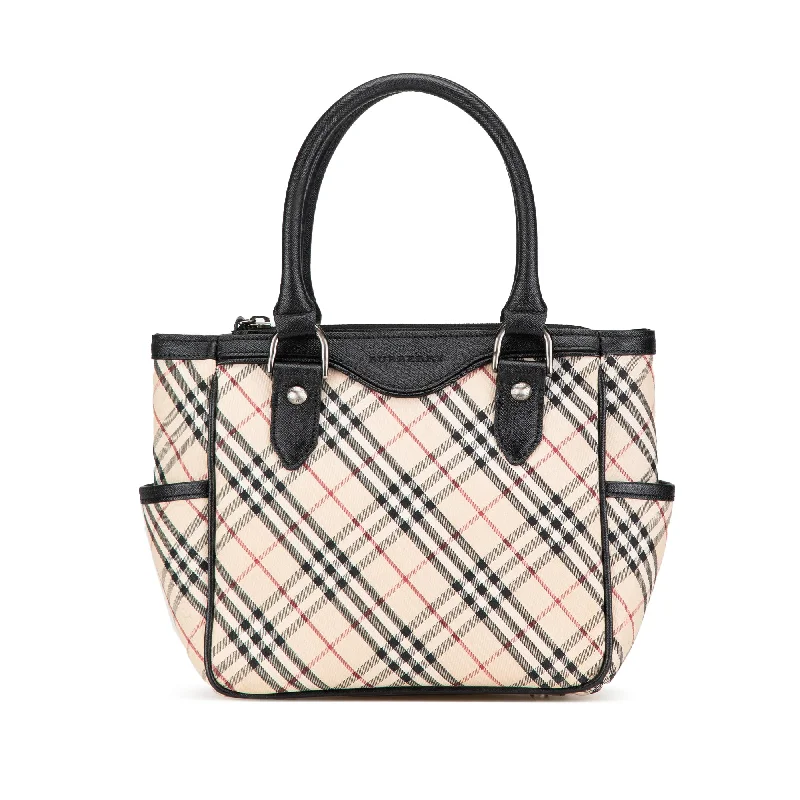 Burberry Bags with Signature Check Pattern in New ShadesBrown Burberry Nova Check Canvas Handbag