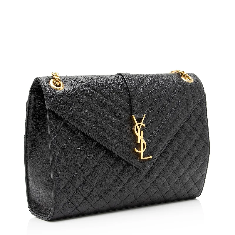 Yves Saint Laurent luxury handbags for womenSaint Laurent Mixed Matelasse Calfskin Monogram Large Shoulder Bag YGWG8h