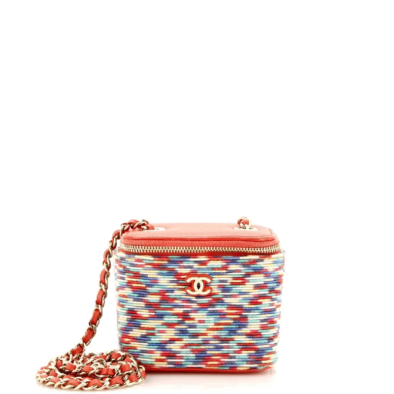 Yves Saint Laurent bags for a chic, modern styleClassic Vanity Case with Chain Multicolor Embroidered Thread Mini