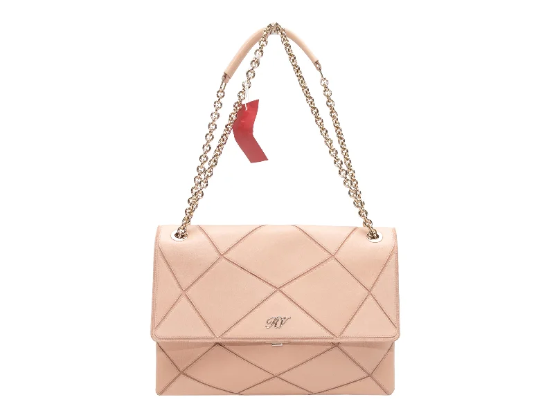 Yves Saint Laurent bags for sophisticated looksBeige Roger Vivier Geometric Patterned Shoulder Bag