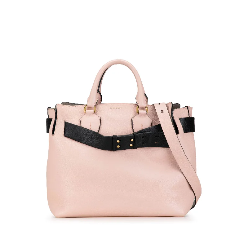 Functional Burberry Diaper Bags for New MomsPink Burberry Medium Bicolor Leather Marais Belt Bag Satchel