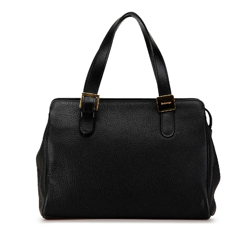 Easy - to - Clean Burberry Bags for Busy LifestylesBlack Burberry Leather Handbag