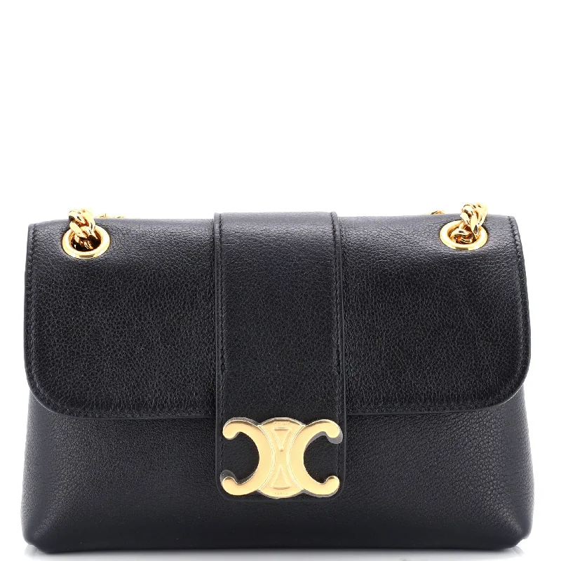 Vintage - Inspired Celine Bags for Retro AficionadosVictoire Flap Shoulder Bag Leather Teen