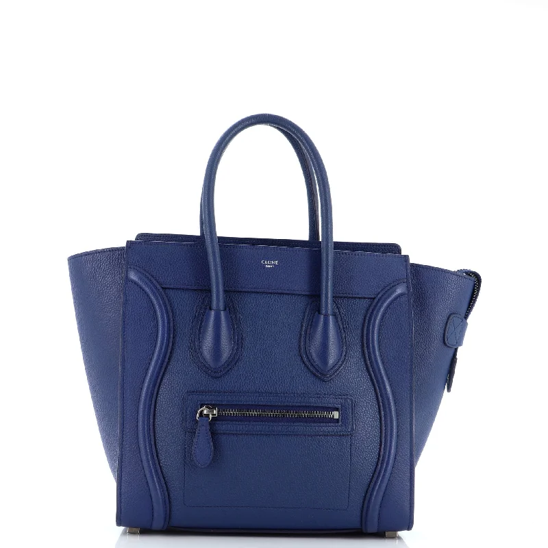 Oversized Celine Bags for a Fashionable and Practical StatementLuggage Bag Grainy Leather Micro