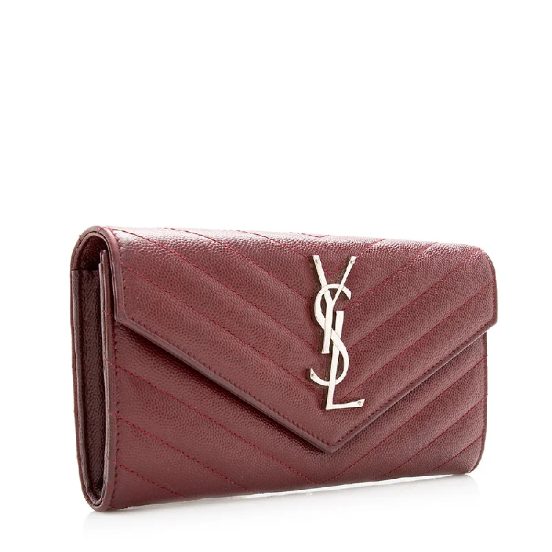 Yves Saint Laurent luxury handbags for womenSaint Laurent Matelasse Grain de Poudre Monogram Wallet 18247