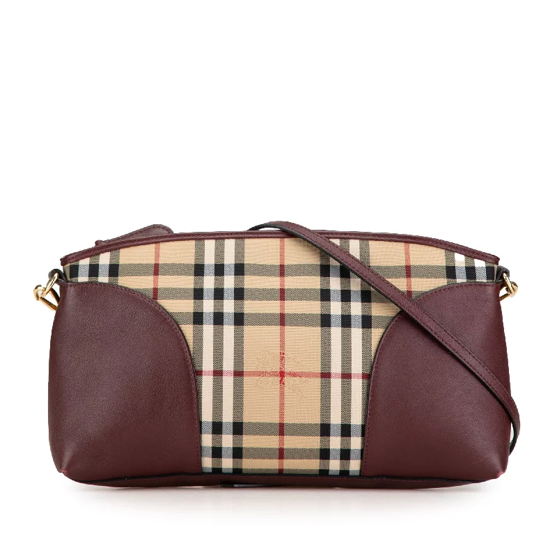 Sustainable Burberry Bags Made from Recycled MaterialsBrown Burberry Small Horseferry Check Coated Canvas Chichester Crossbody