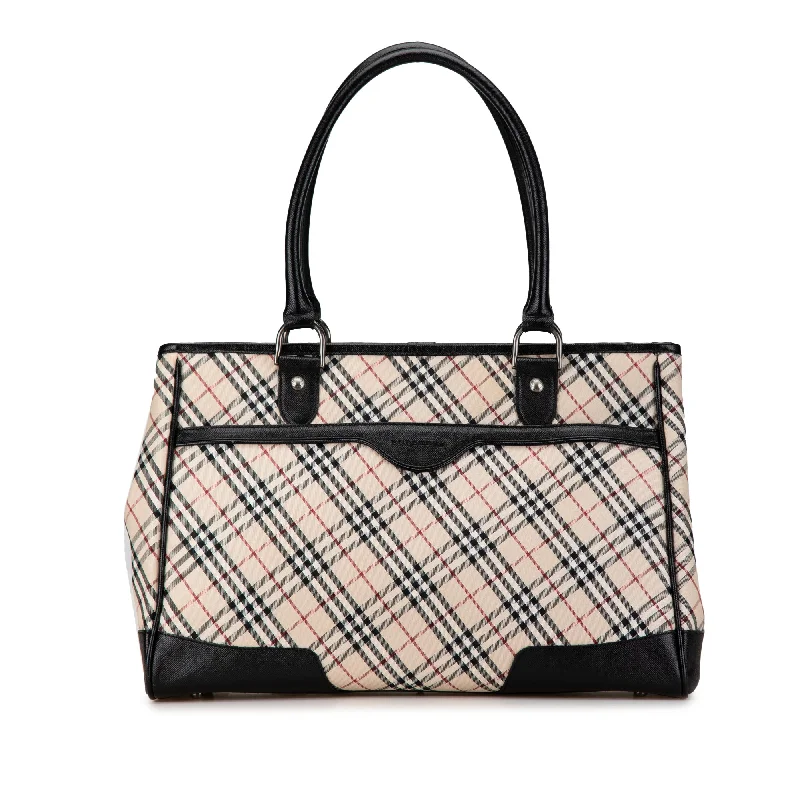 Burberry Bags with Hidden Pockets for Secret StorageTan Burberry Nova Check Canvas Tote