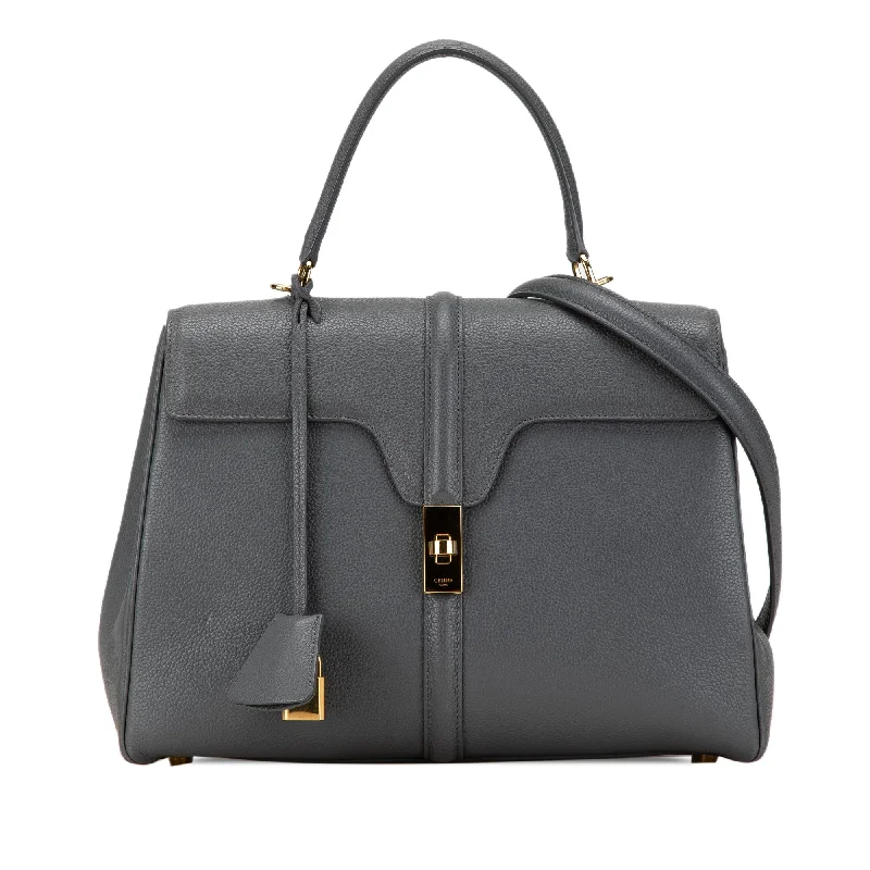 Celine Bags for the Sophisticated Urban ProfessionalGray Celine Medium 16 Leather Satchel