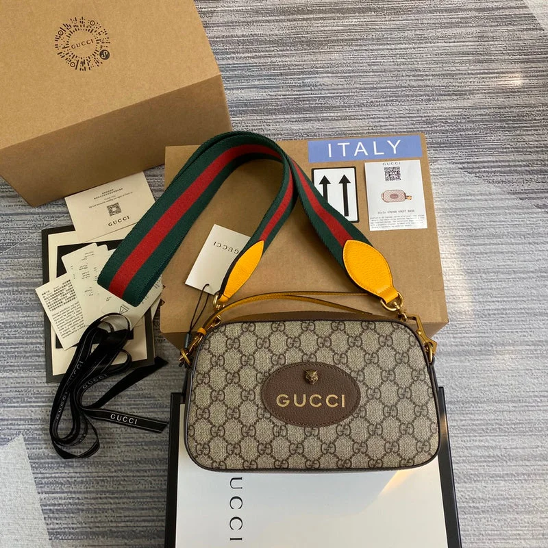 Ladies Gucci shoulder bags with a magnetic - closure flapGucci  Luxury-  Bags - 1175