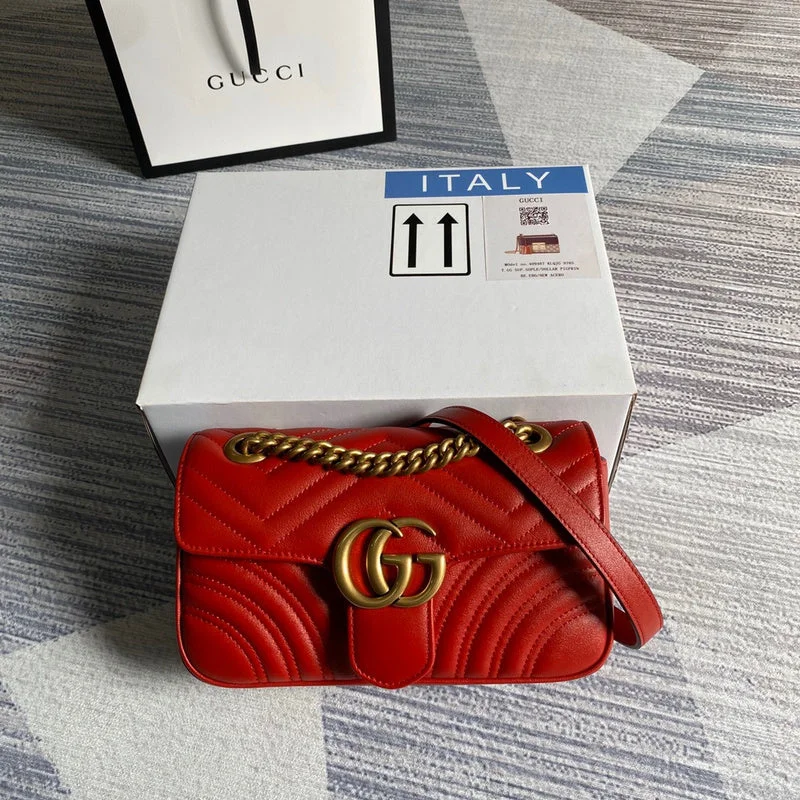 Women Gucci bags with a front - zip pocket for small itemsBC - Gucci Bags - 4339