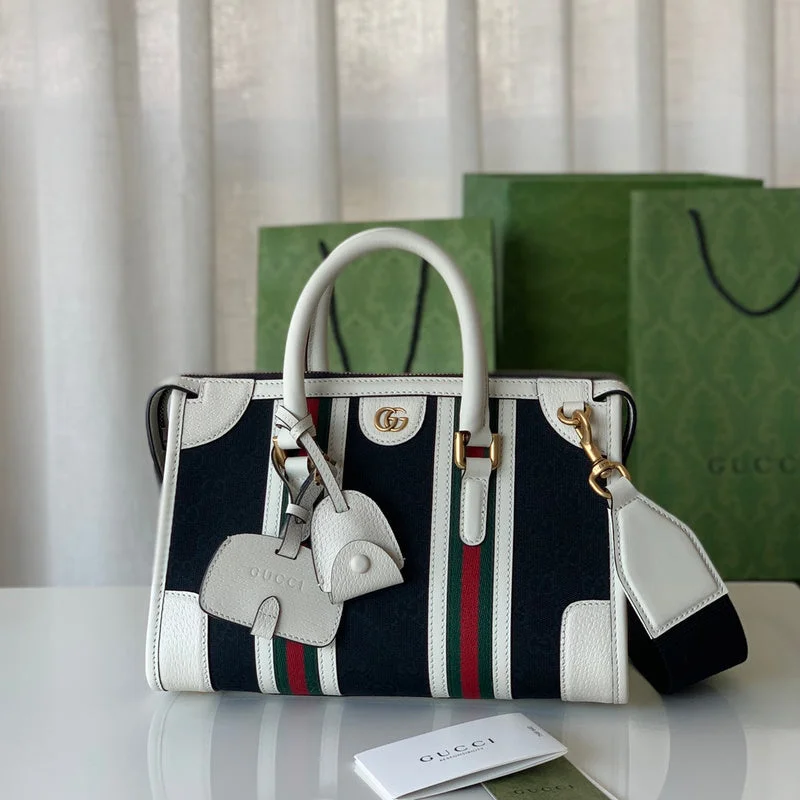 Women Gucci Sylvie bags featuring the signature web stripegucci luxury - Nushad Bags - 613