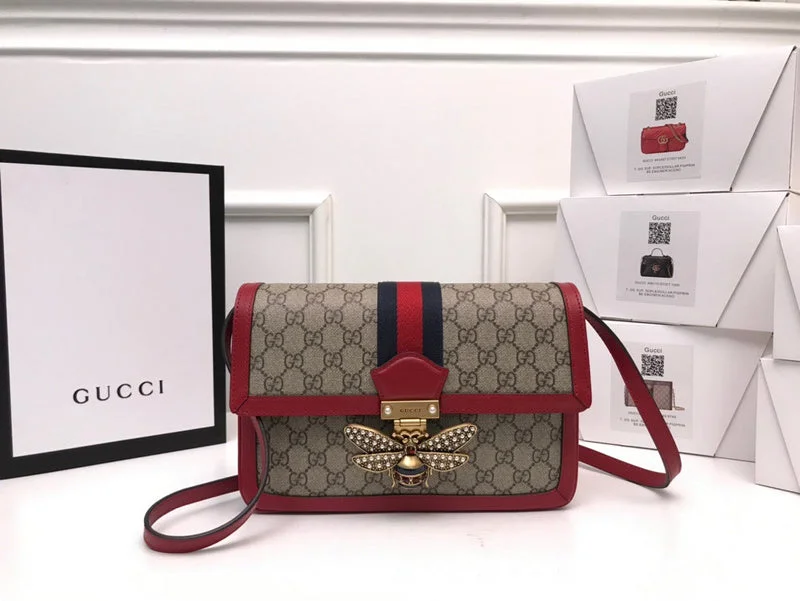 Women Gucci bags with a magnetic snap closure for easy accessBC - Gucci Bags - 4398