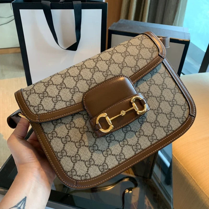 Women Gucci bags with a snap - button closure and a decorative charmGucci  Luxury-  Bags - 1089