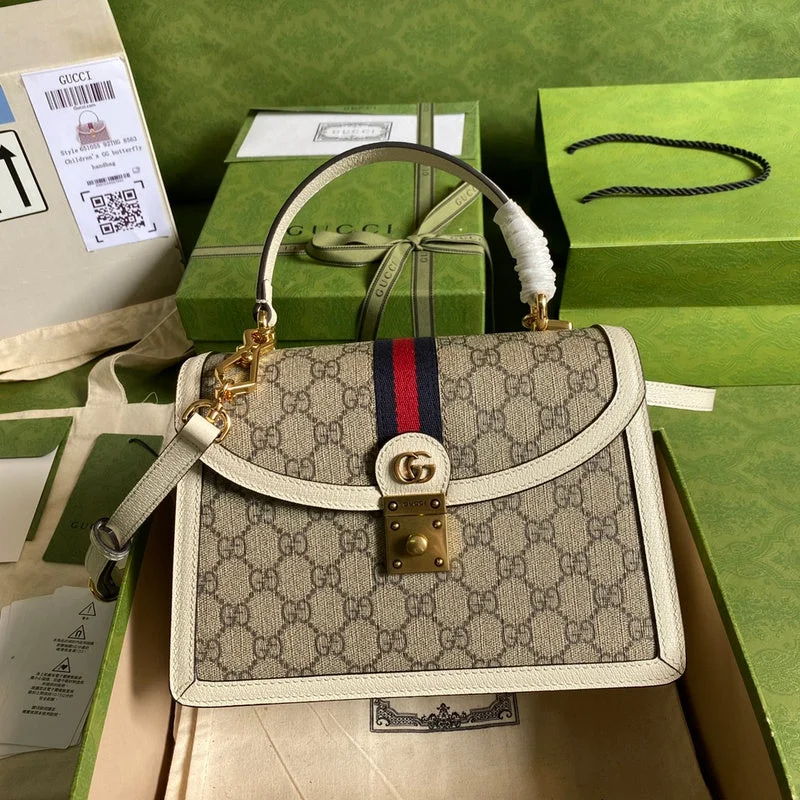 Women Gucci Sylvie bags with a leather - wrapped handleWF - Gucci Bags - 659