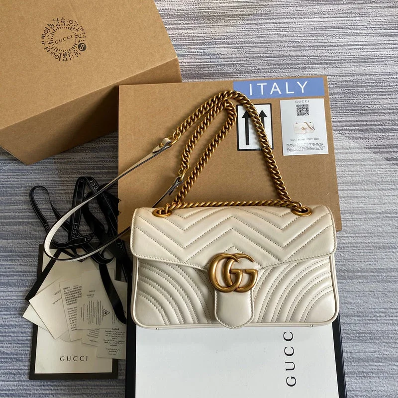 Women Gucci bags with a snap - button closure and a decorative charmBC - Gucci Bags - 4348