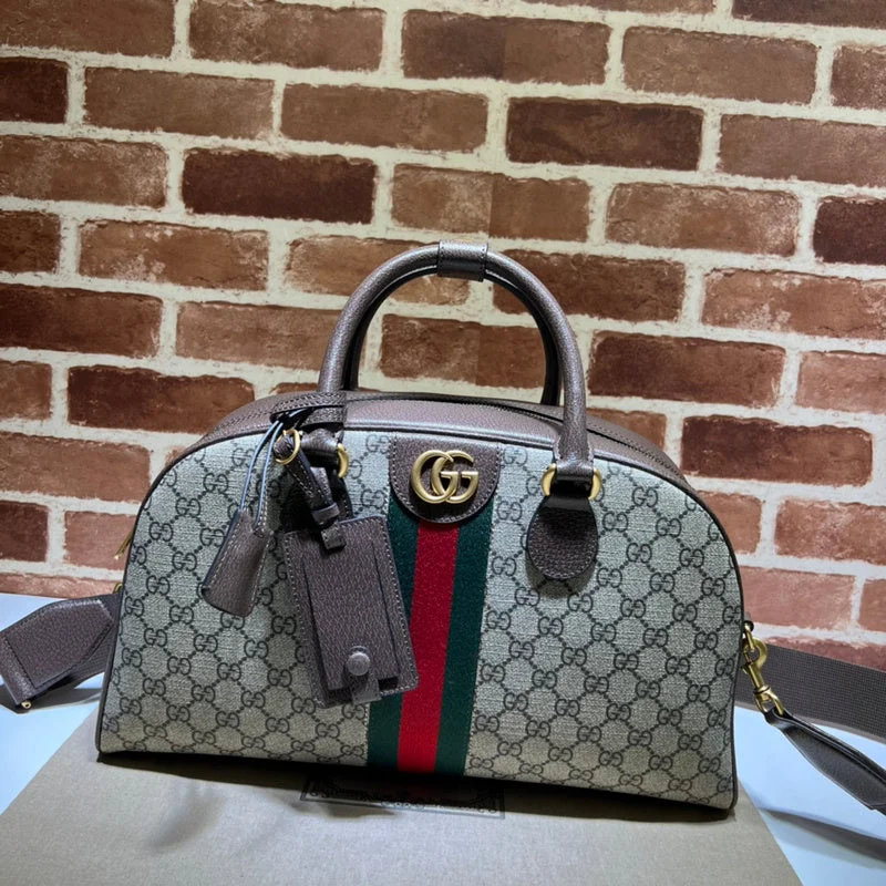 Women Gucci Sylvie bags with a monogram - embossed leathergucci luxury - Nushad Bags - 686