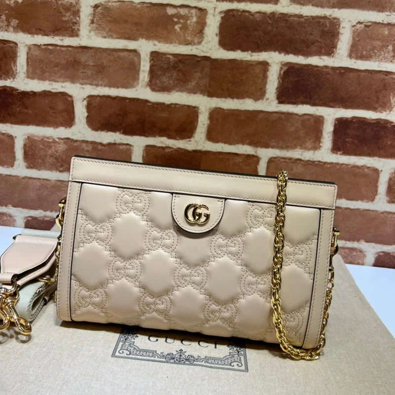 Women Gucci Sylvie bags with a monogram - embossed leatherWF - Gucci Bags - 663