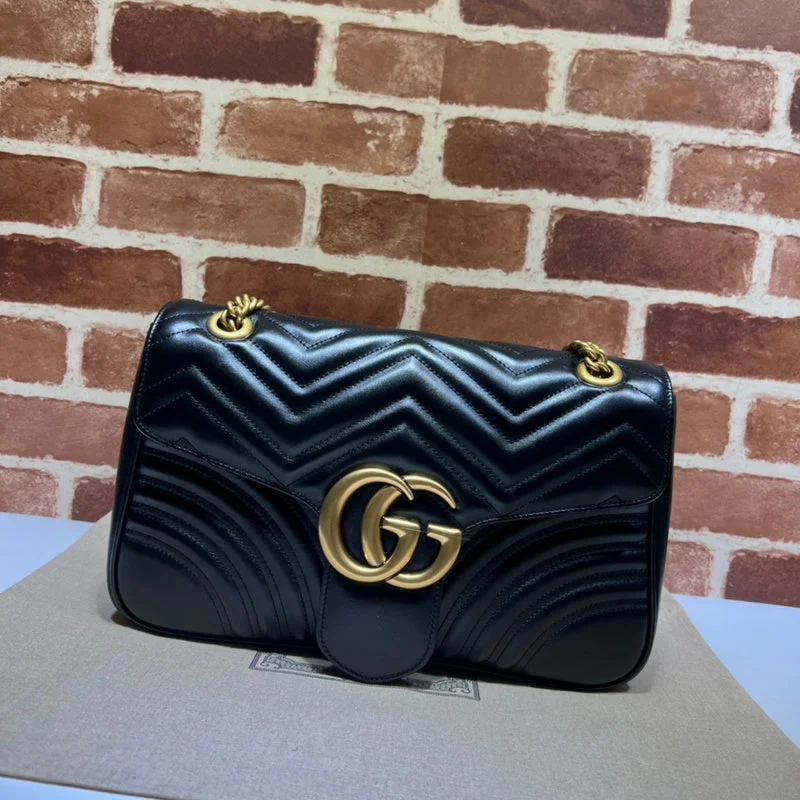 Women Gucci bags with a chain - link trim and a leather bodyWF - Gucci Bags - 659