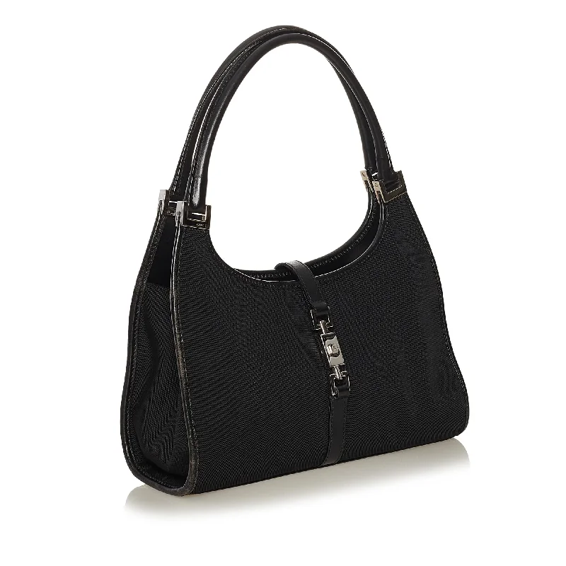 Small - sized Women Gucci shoulder bags for evening outingsGucci Jackie Canvas Handbag (34872)