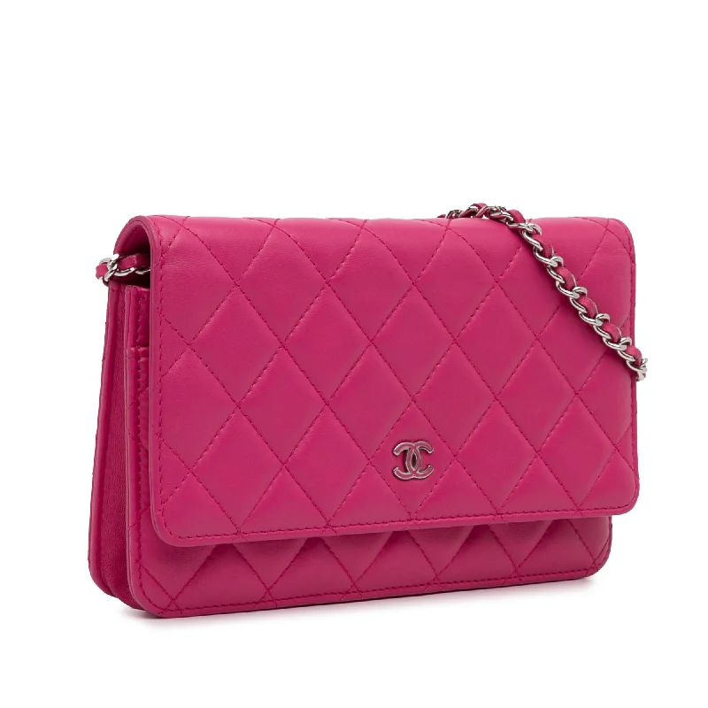 Chanel New Arrival Handbag with Gold HardwareChanel Classic Lambskin Wallet on Chain (BJPJVT)