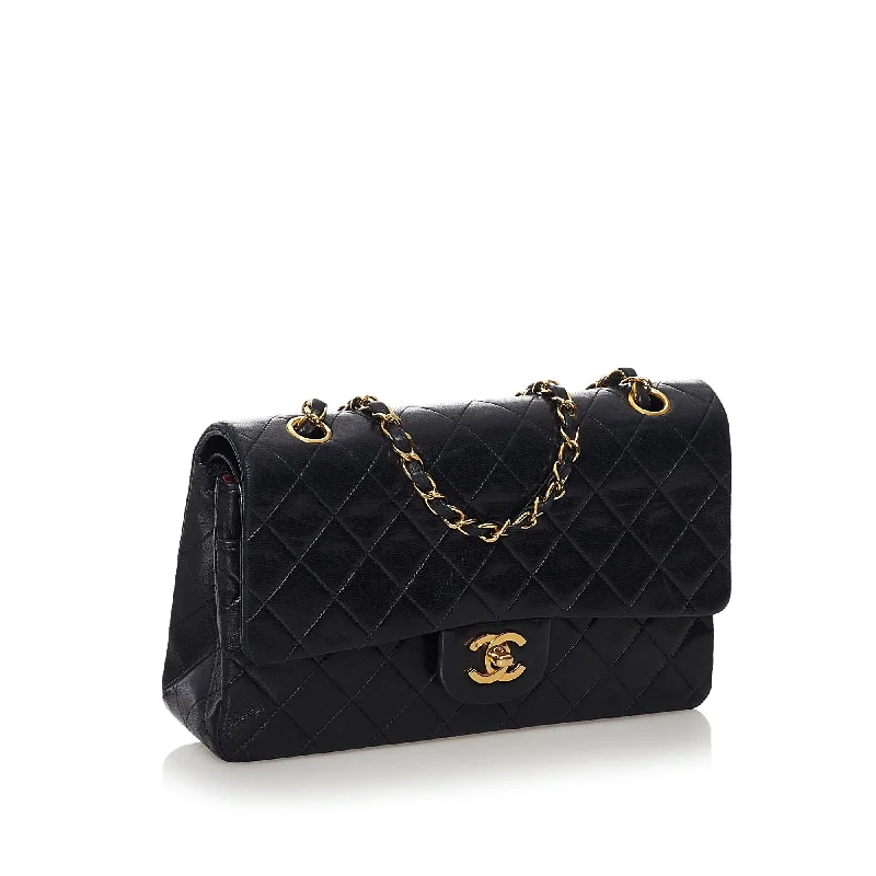 Chanel leather bags for everydChanel Classic Medium Lambskin Double Flap Bag (35313)