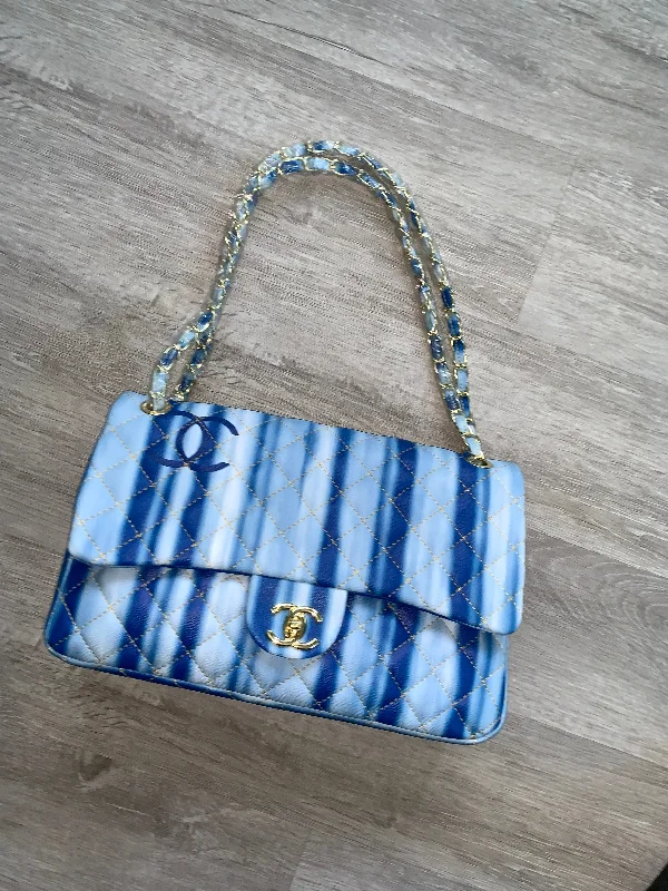 Chanel bags as wedding day accessories“Multi Blue” Chanel handbag