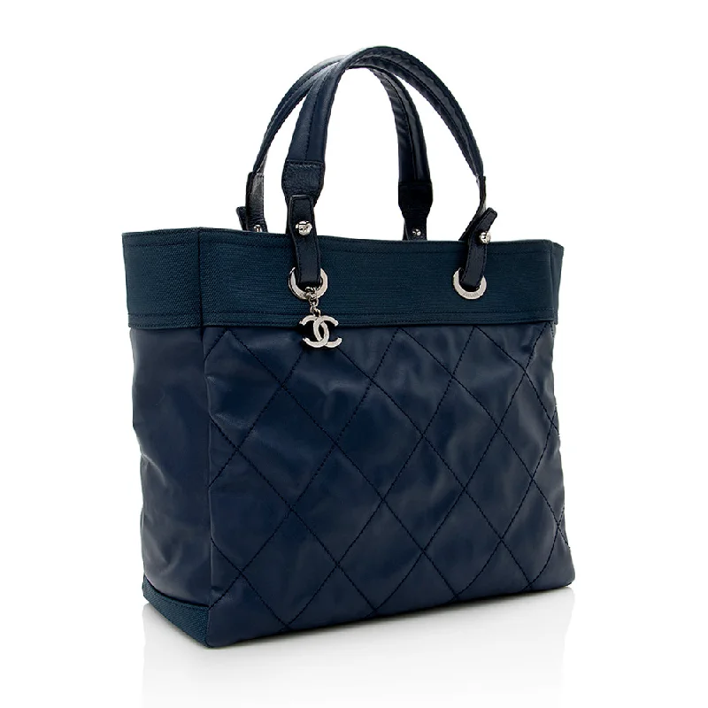 Chanel bags for women who love timeless fashionChanel Coated Canvas Biarritz Tote (16663)