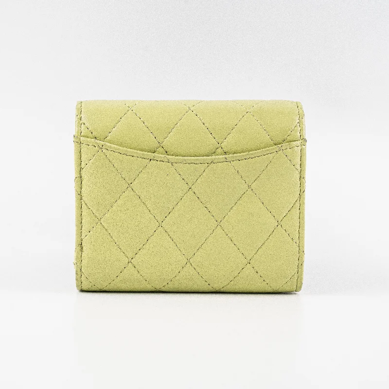 Chanel bags for those who value investment piecesChanel Compact Wallet Green