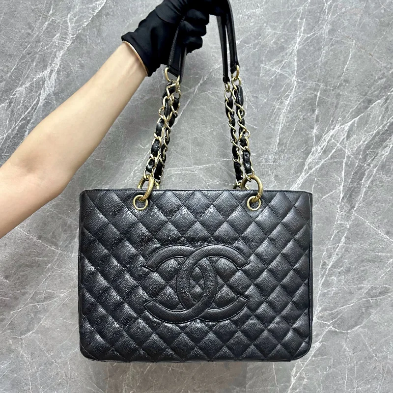 Chanel bags with iconic stitching detailsGST Caviar GHW Grad Shopping Tote No 11