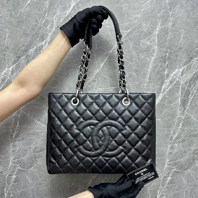 Chanel bags for women with a taste for high fashionGST Grand Shopping Tote Caviar Black SHW No 13