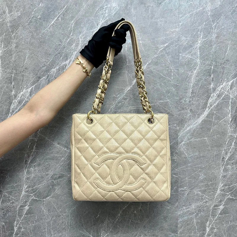 Chanel bags with modern touchesPST Petite Shopping Tote Beige GHW No 12