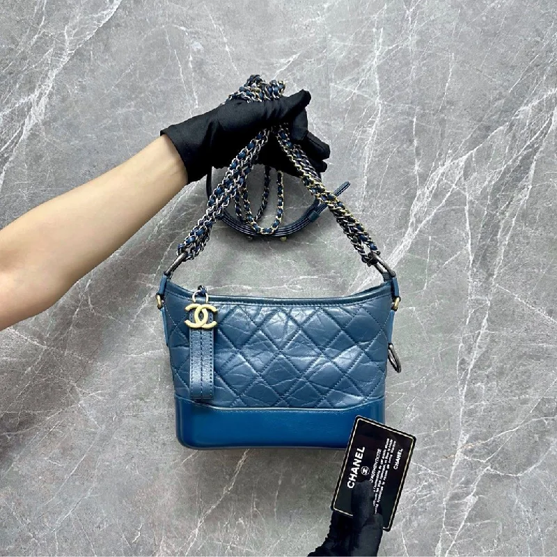 Chanel bags sale 2025Small Gabrielle Calfskin Blue GHW No 26