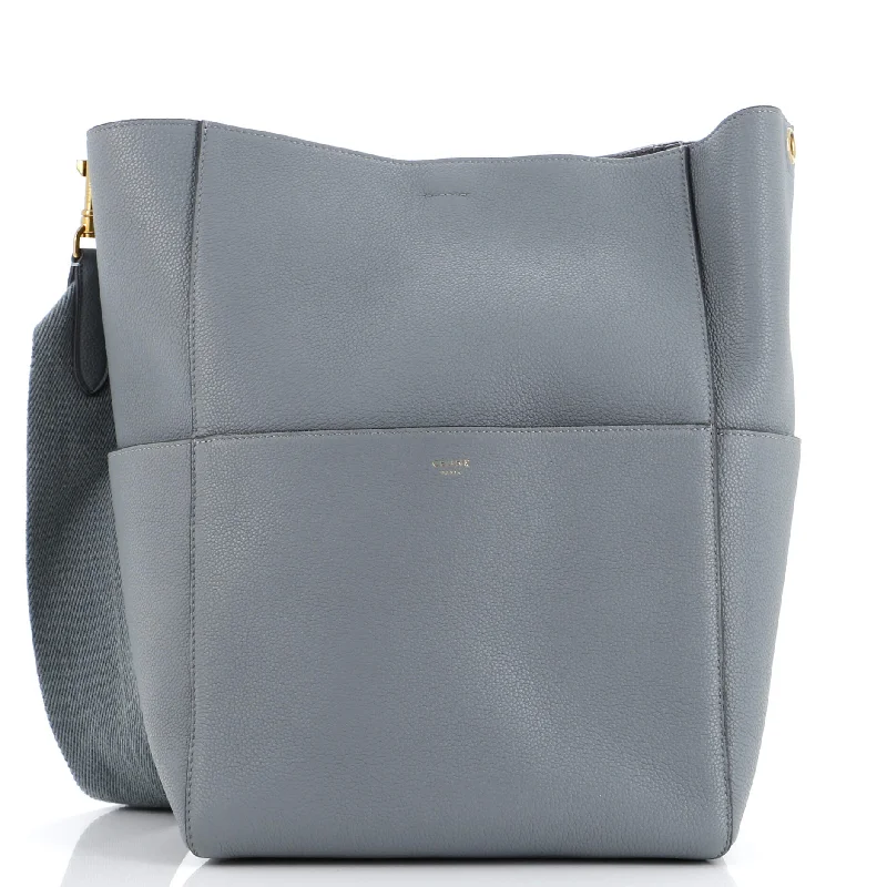 Color - Blocked Celine Bags for a Bold Fashion StatementSangle Seau Bag Calfskin Large