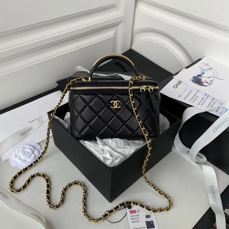 Chanel bags with chain and leather strap combinationsWF - Chanel Bags - 182