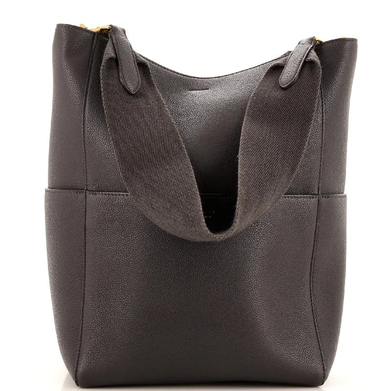 Foldable Celine Shopping Bags for Added ConvenienceSangle Seau Bag Calfskin Large